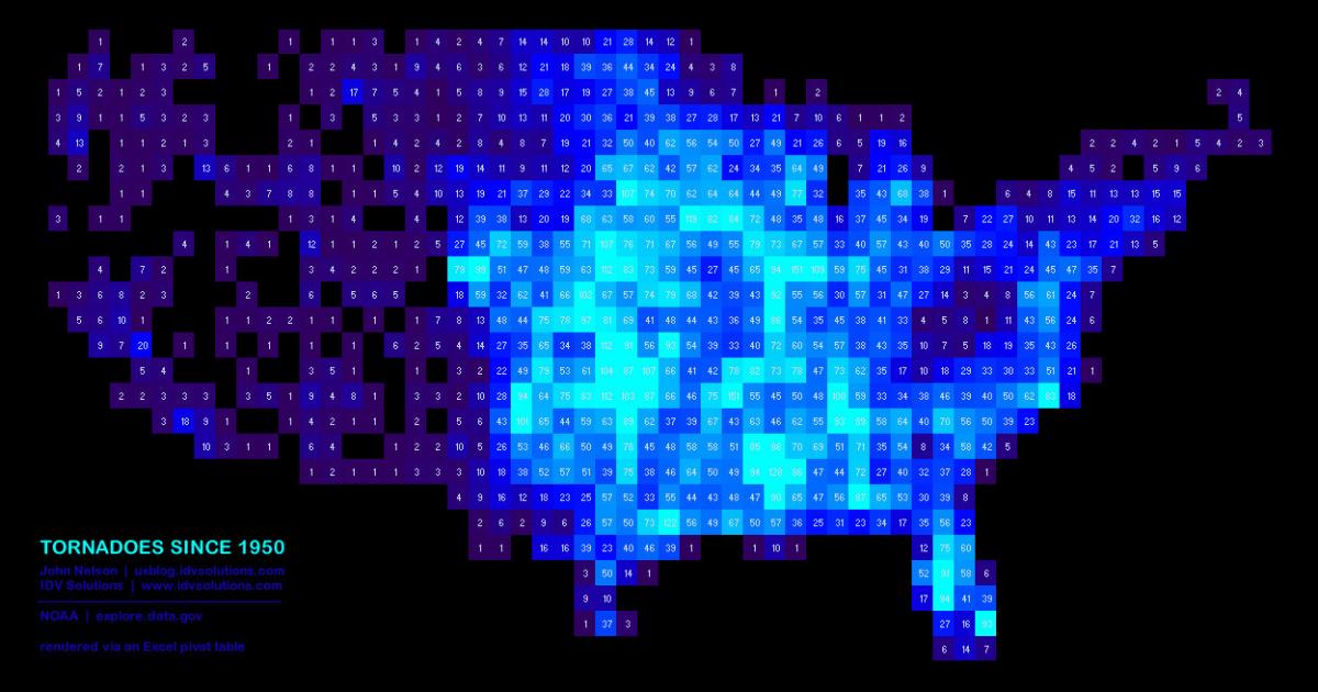 bản đồ Pivot table trong excel